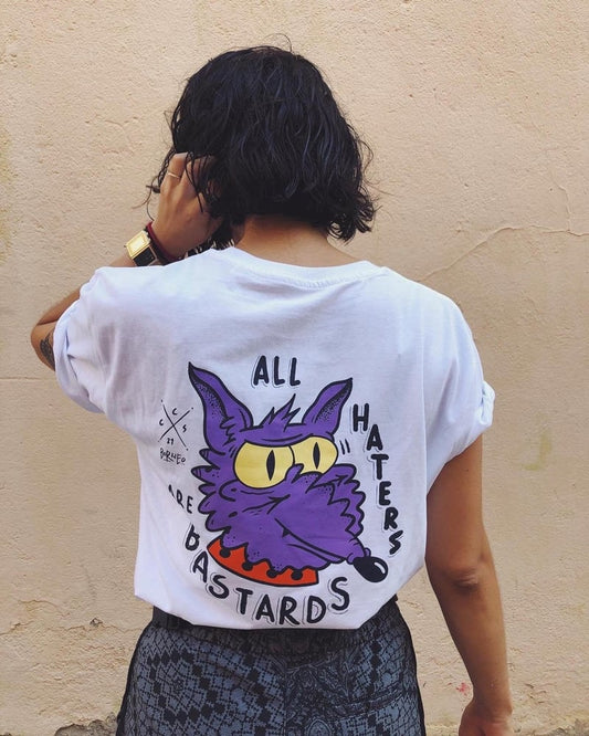 All haters are bastards -  T-Shirt