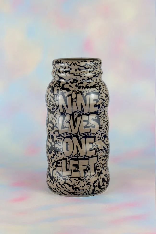 Nine Lives One Left - Vase