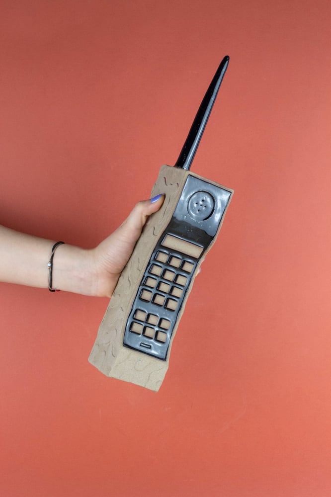 Ceramic Motorola DynaTAC 8000X Sculpture