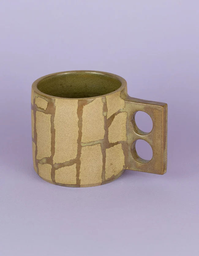 Green Bambu Ceramic Mug