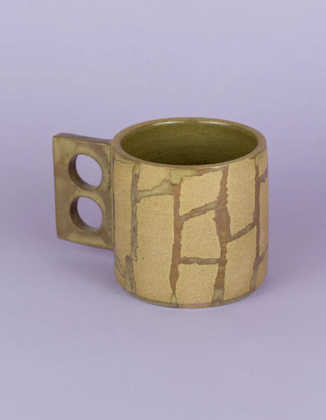 Green Bambu Ceramic Mug