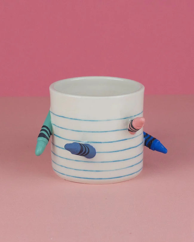 Crayola Sculptural Ceramic Mug