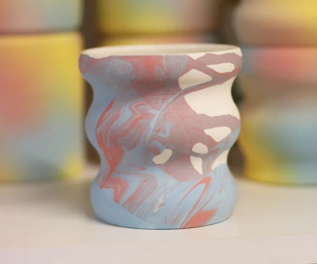 Porcelain Wiggle Cup - Matte