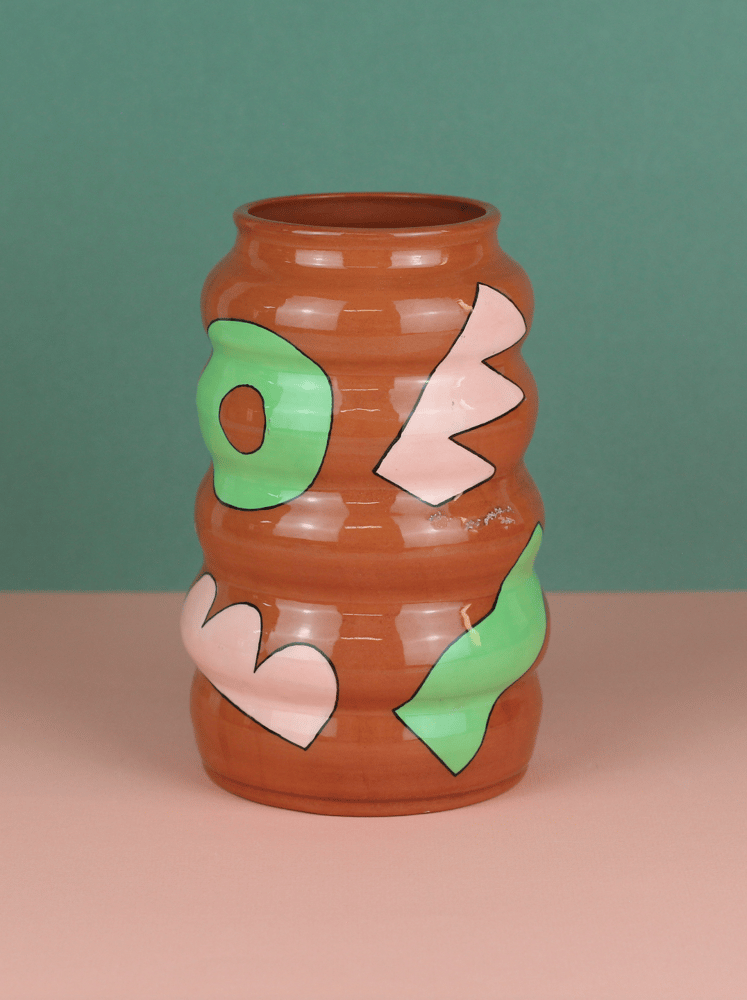 Pastel Choco Vase