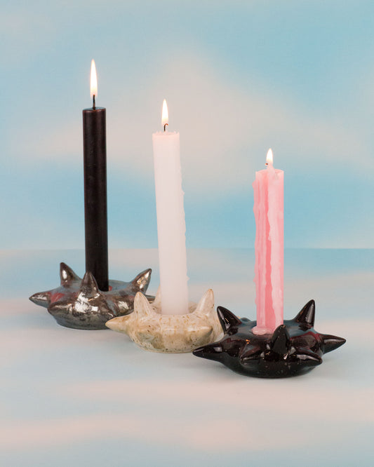 Spikes Donut Candle Holders