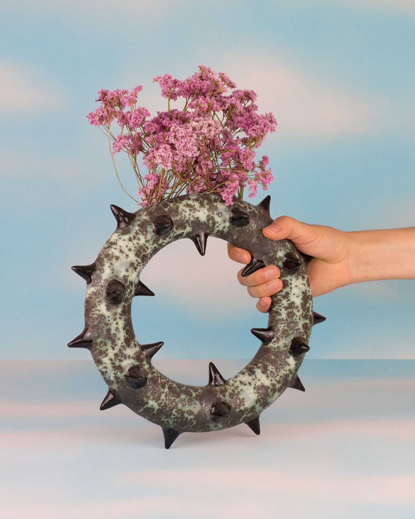 Spikes Wall Flower Vase