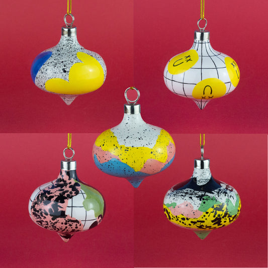 Ceramic Tree Ornament - Preorder pack of 5