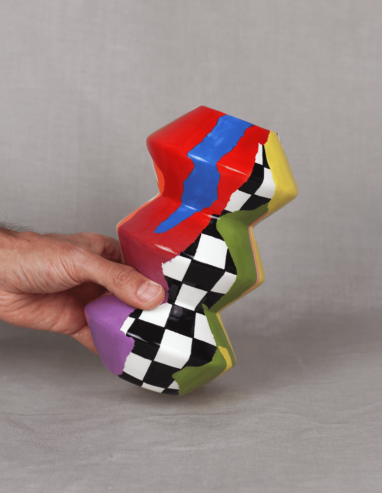 Collage Zig Zag Vase