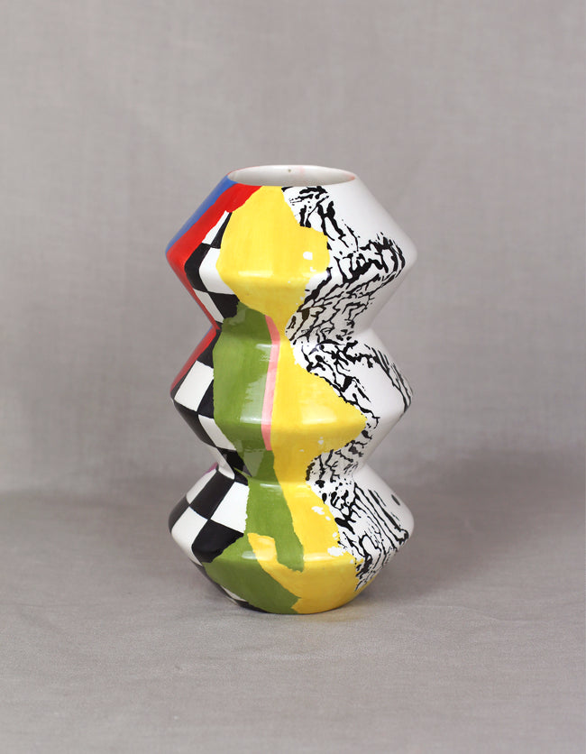 Collage Zig Zag Vase