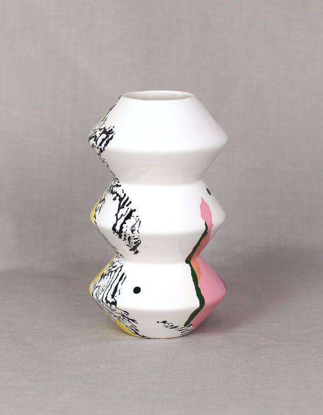 Collage Zig Zag Vase